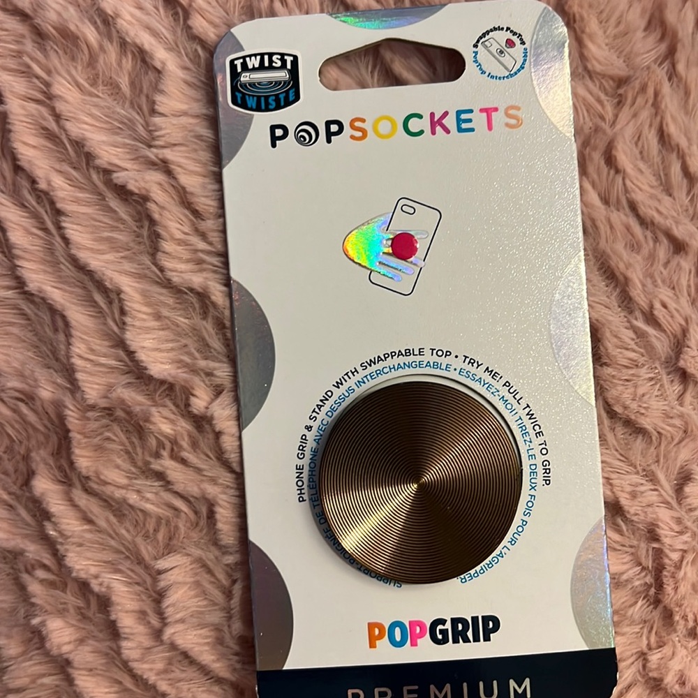 NEW POPSOCKET PREMIUM* PHONE GRIP & STAND WITH SWAPPABLE TOP